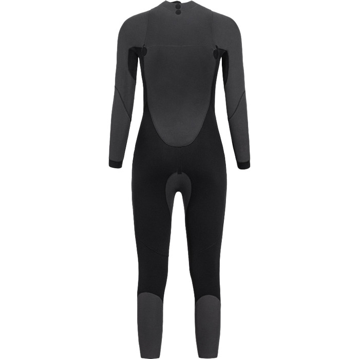 2024 Orca Womens Zeal Hi-Vis Back Zip Open Water Swim Wetsuit NN2Z - Black